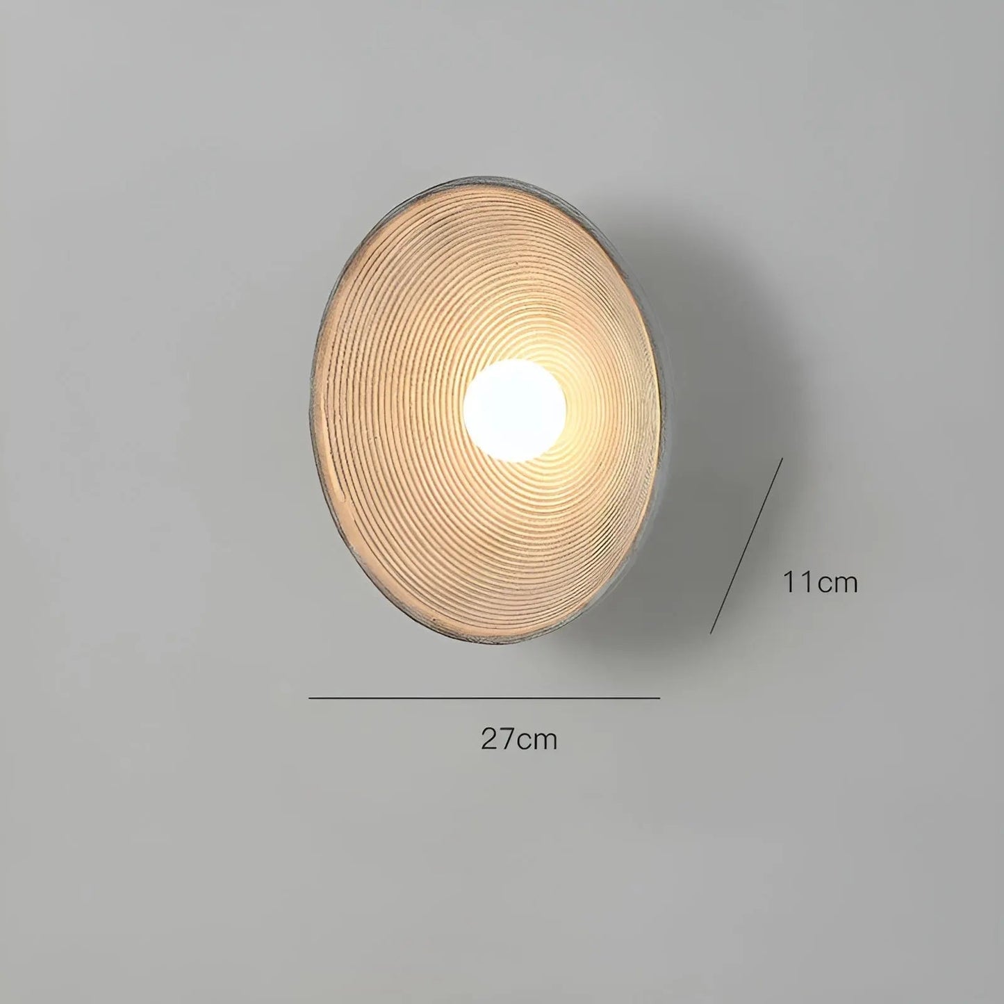 WabiSabi Wall Lamp - Minimalist Round LED Light