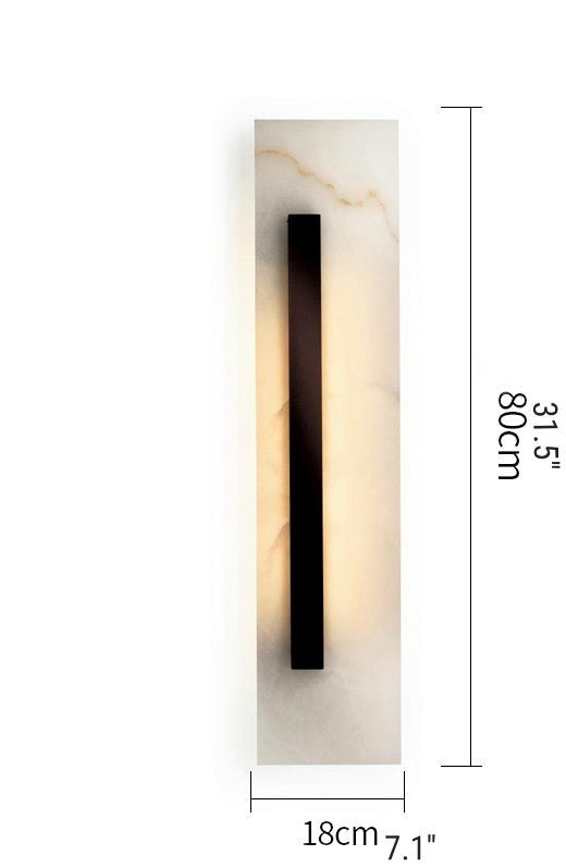 Portico Neo Chinese Marble Wall Lamp - Wall Lights & Sconces | Lucera Lighting