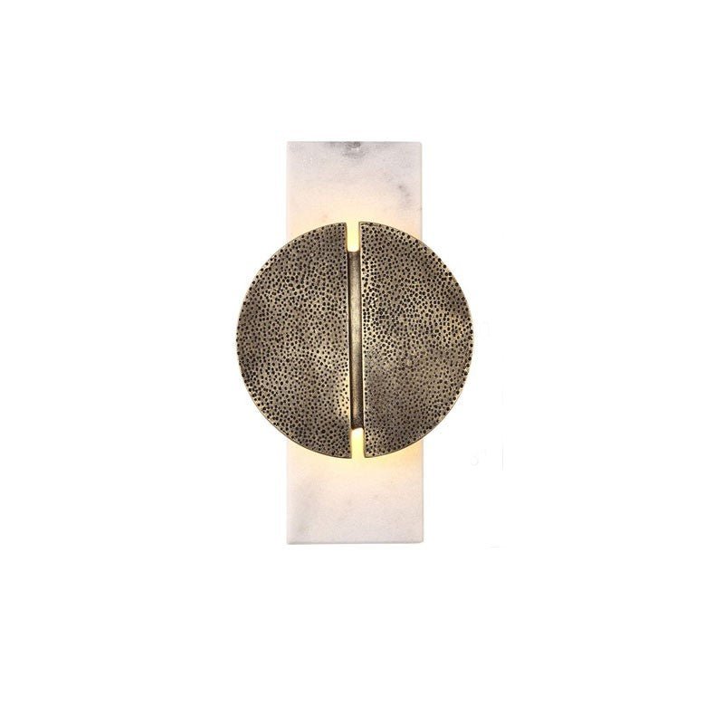 Ganglia Modern Copper Marble Wall Lamp for Bedroom - Wall Lights & Sconces | Lucera Lighting