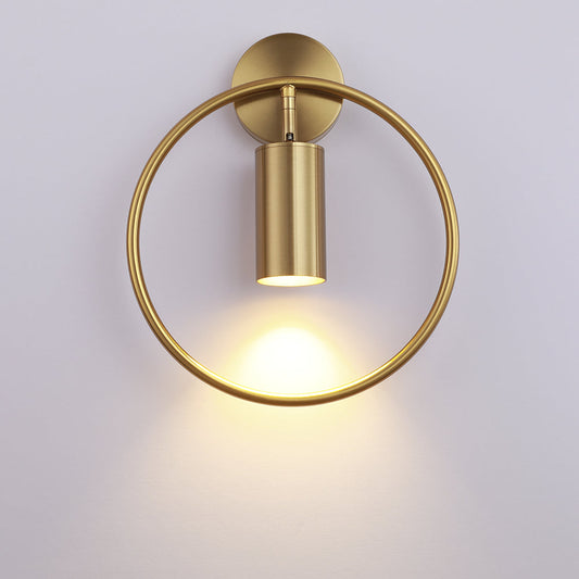 OpulentGlow Wall Lamp - Gold LED Accent Sconce