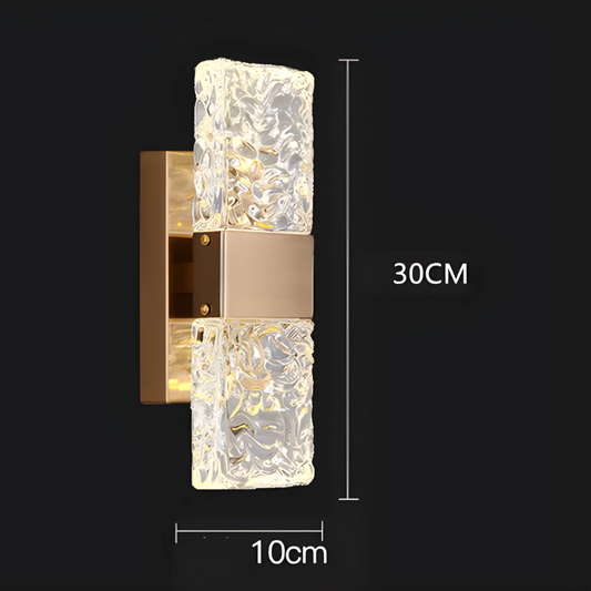 Radiance Arc Wall Lamp - Luxe Crystal LED Sconce