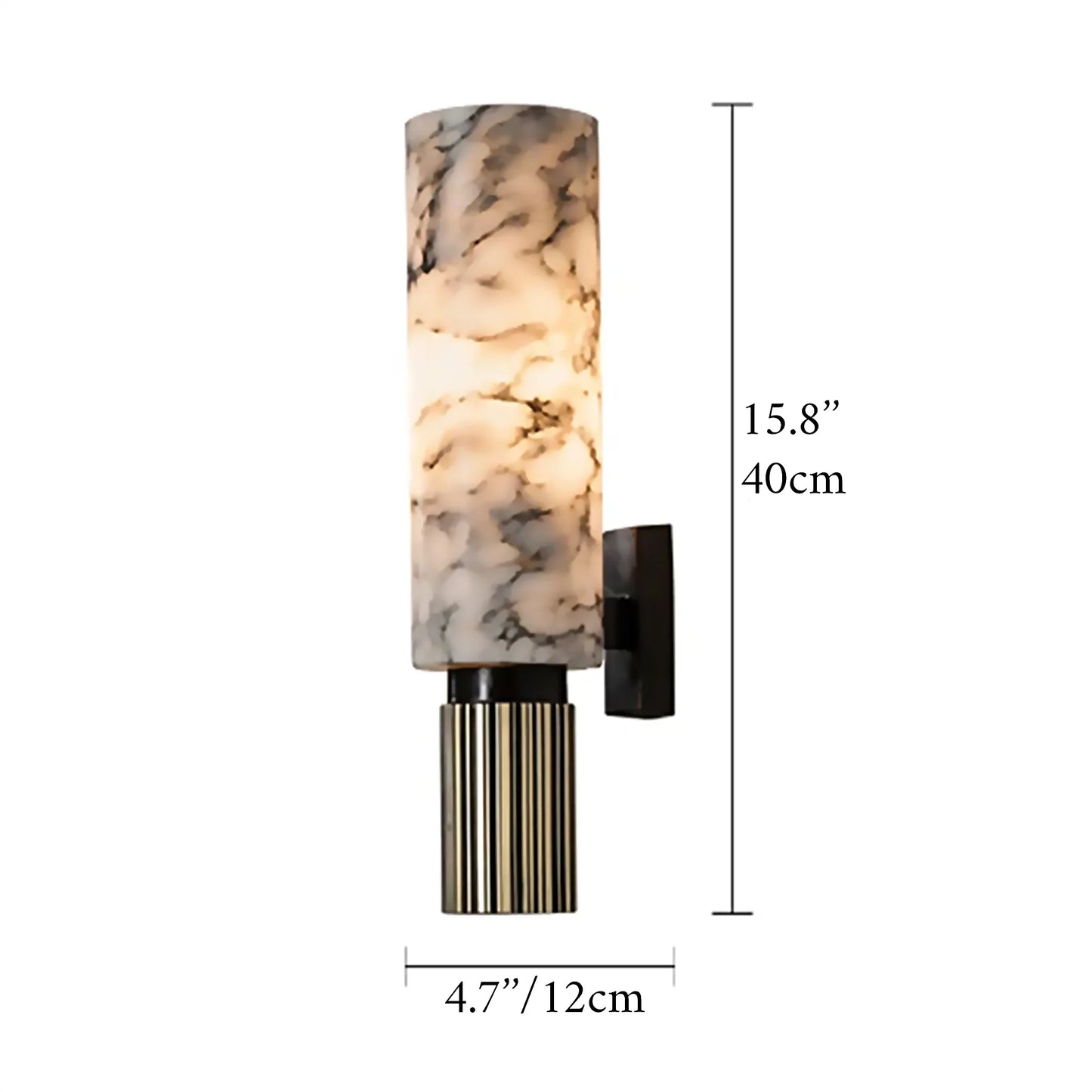 Eris Marble Sconce - Exterior wall | Lucera Lighting