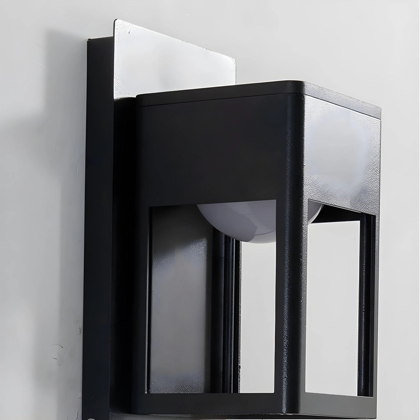 Xanthe Black/Bronze Outdoor LED Wall Light with Motion Sens - Exterior wall | Lucera Lighting