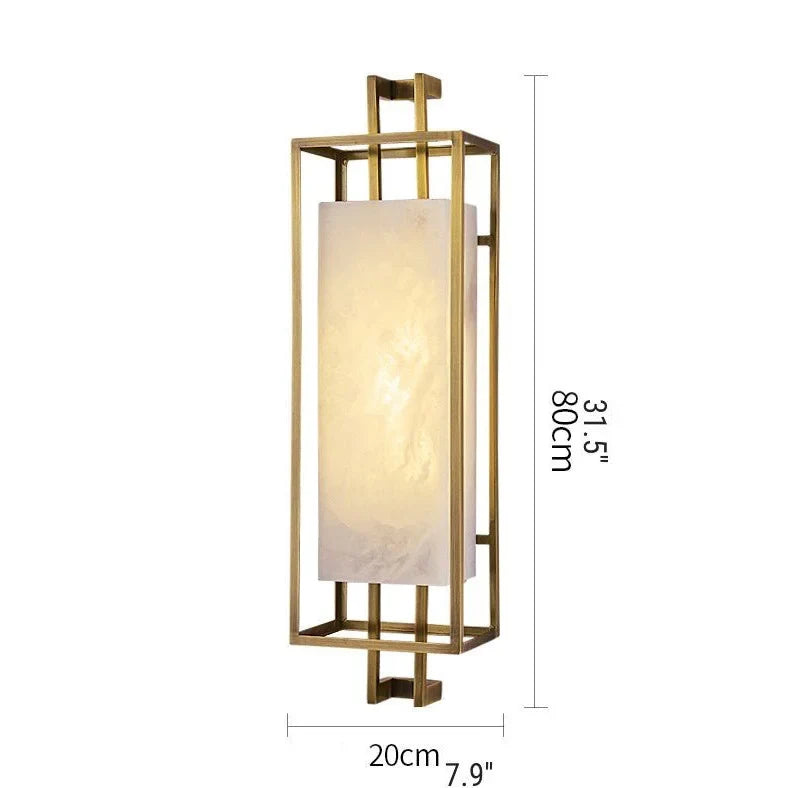 Arbor Modern Marble Lamp Classic Chinese Style - Wall Lights & Sconces | Lucera Lighting