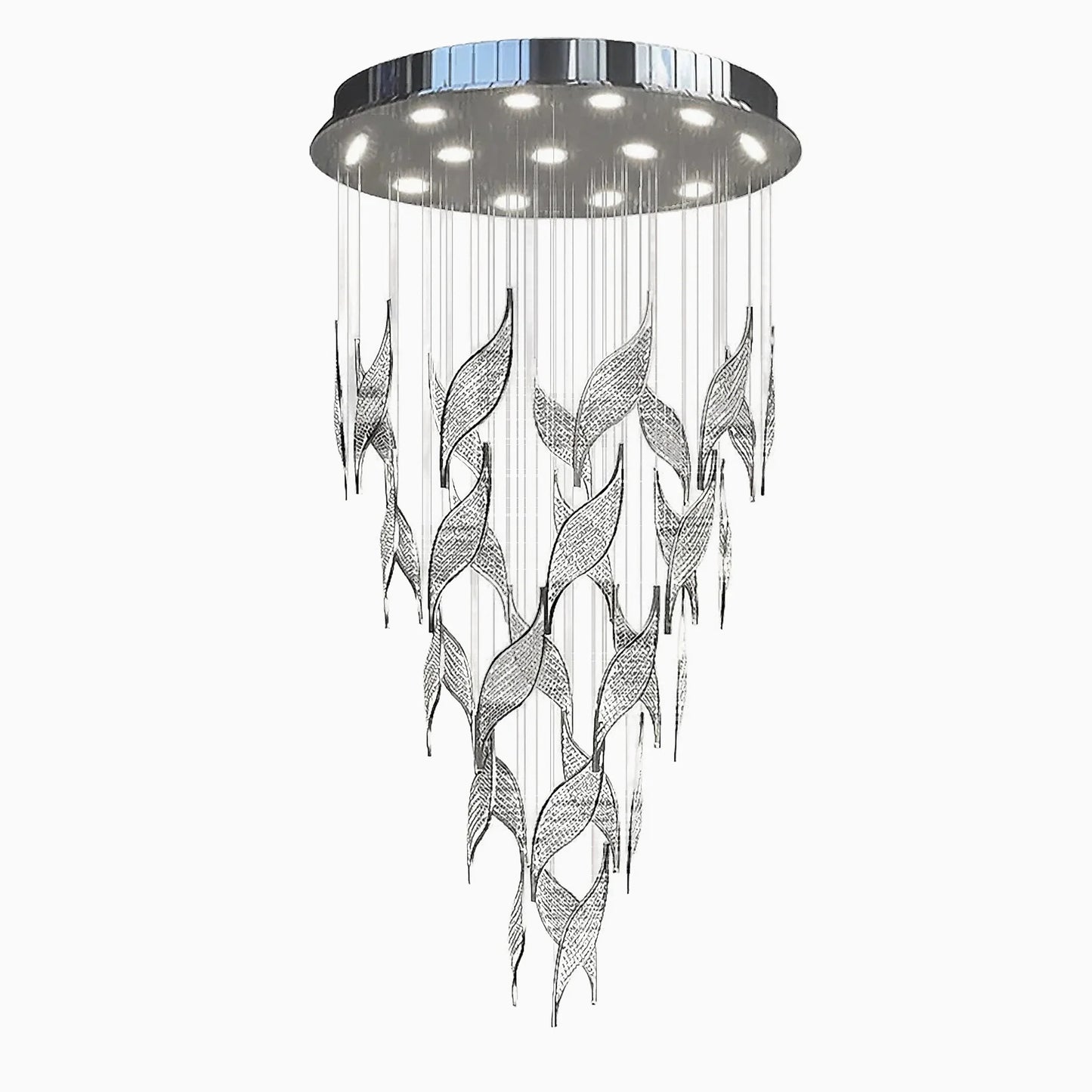 Brak LED Crystal Chandelier Bird Design - Chandeliers | Lucera Lighting