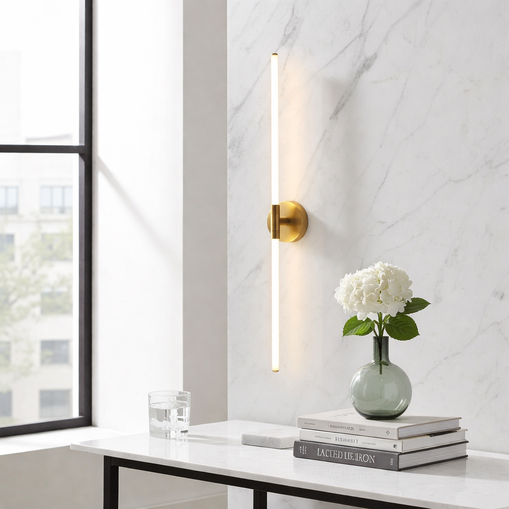 Forgea | Elegant Vintage Industrial Wall Sconce Light with Gold Accents