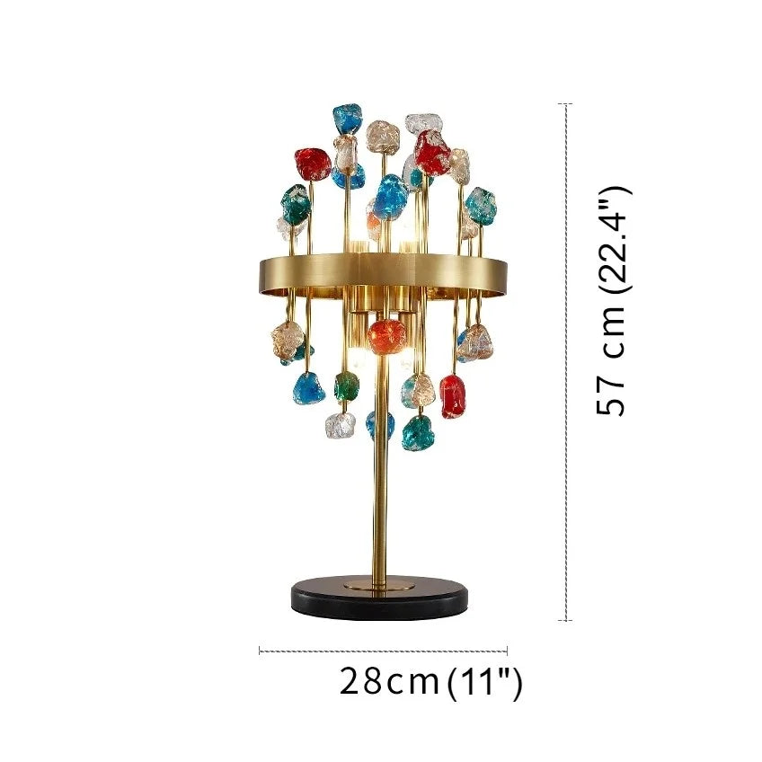 Segreto Gold Crystal Accent Light - Lamps | Lucera Lighting