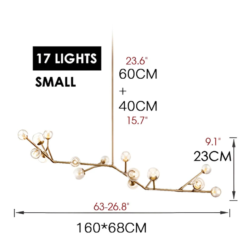Norn Molecular-Shaped Chandelier - Chandeliers | Lucera Lighting