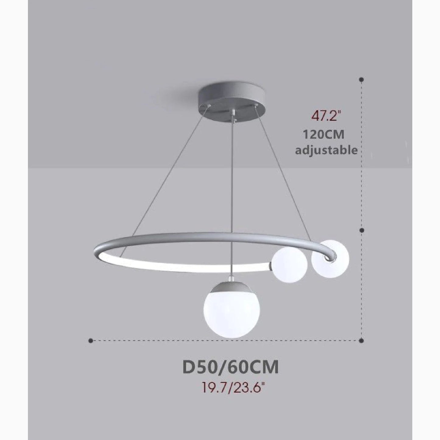 Gro Hanging Ball Pendant Light - Chandeliers | Lucera Lighting