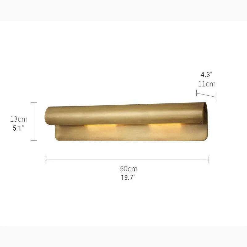 Tresse Luxury Wall Lamp Scroll Shape Brass - Wall Lights & Sconces | Lucera Lighting