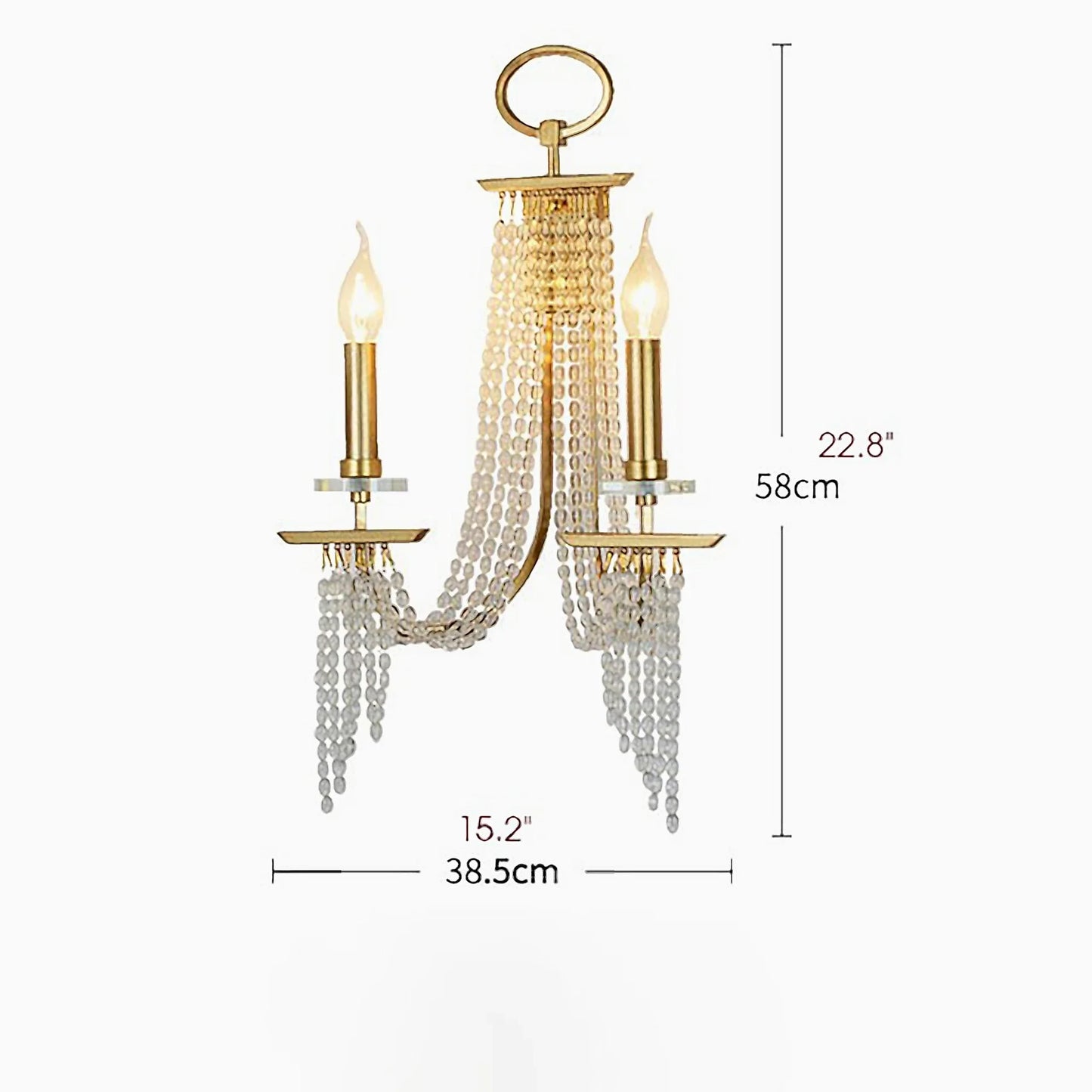 Tutti Luxury Contemporary LED Crystal Chandelier - Wall Lights & Sconces | Lucera Lighting
