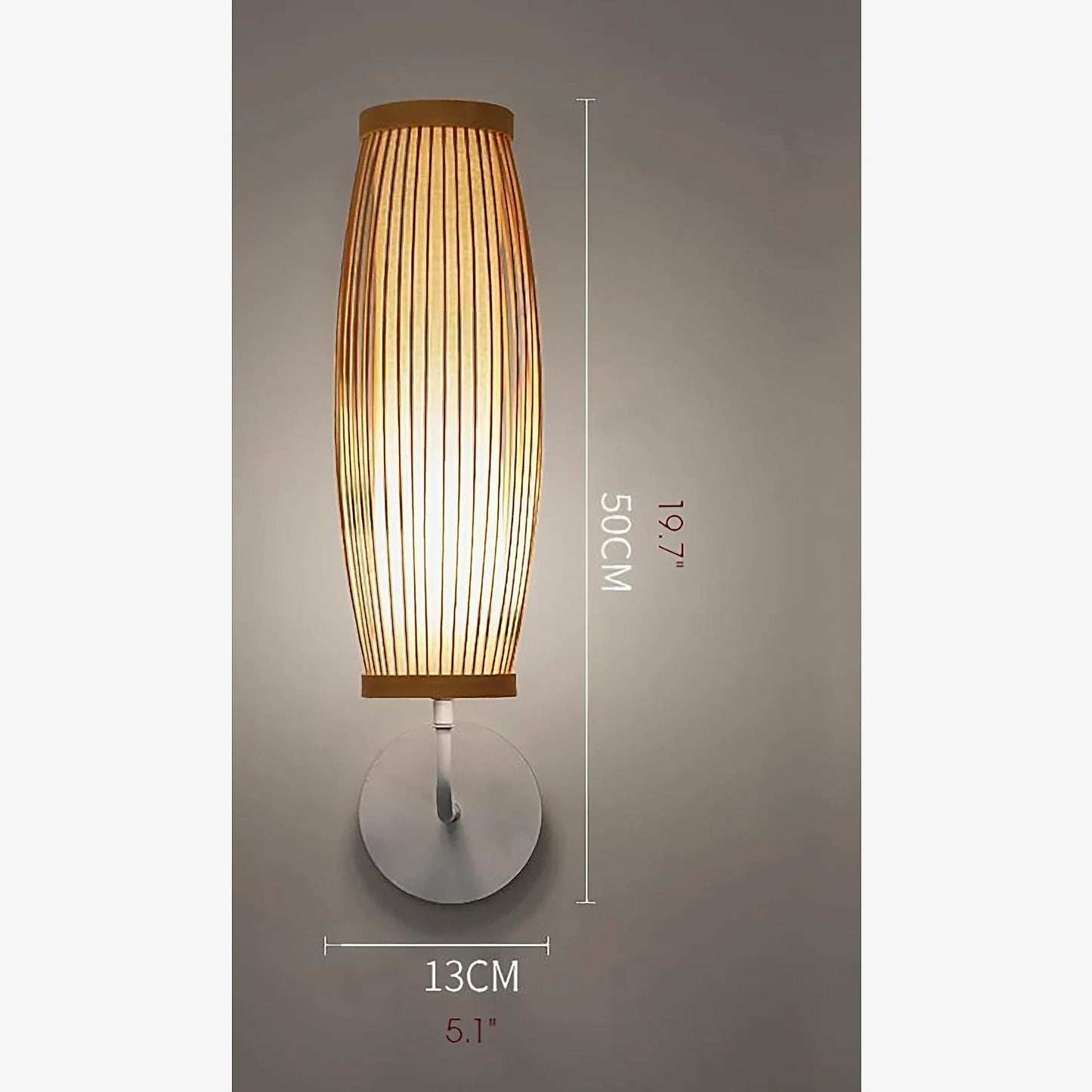 Divisi Modern Japanese Bamboo Wall Lamp - Wall Lights & Sconces | Lucera Lighting