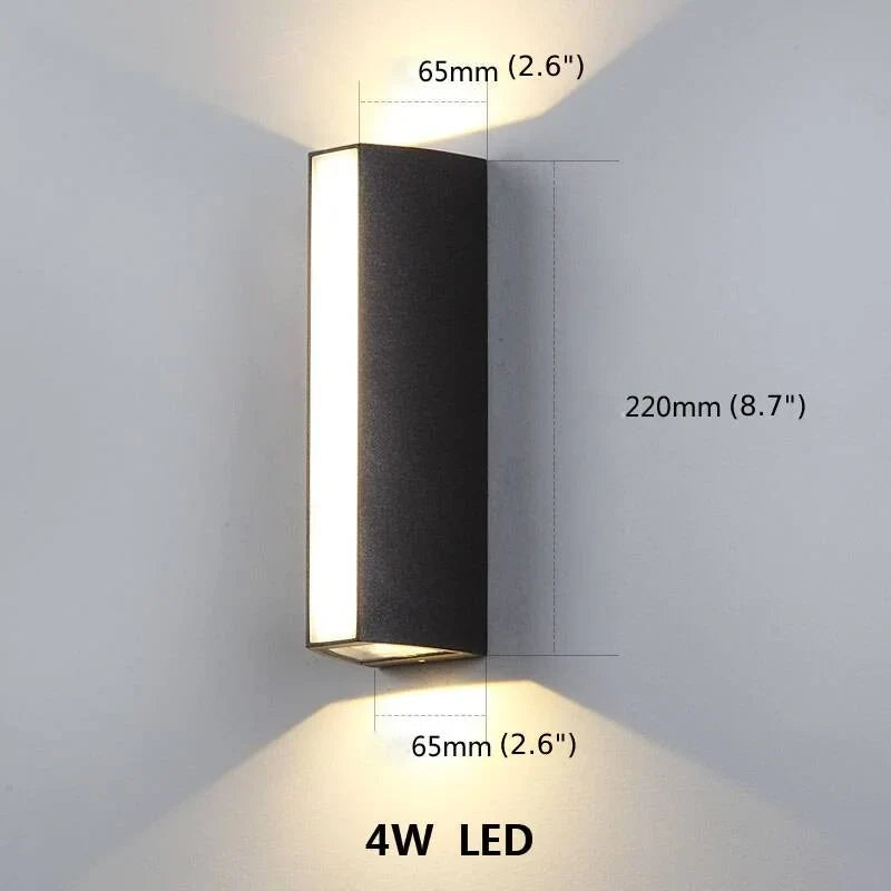Blair Outdoor LED Wall Lamp - Exterior wall | Lucera Lighting