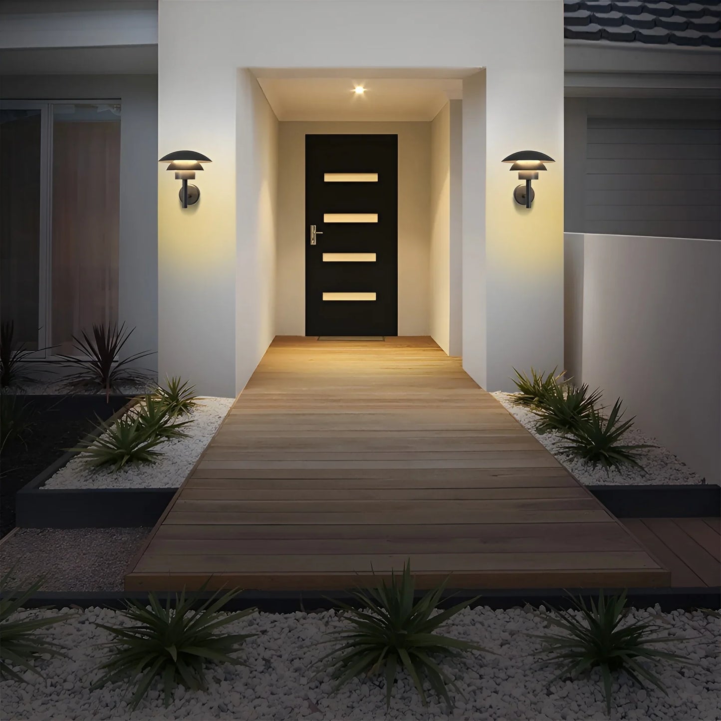 Delphine Outdoor LED Light - Exterior wall | Lucera Lighting