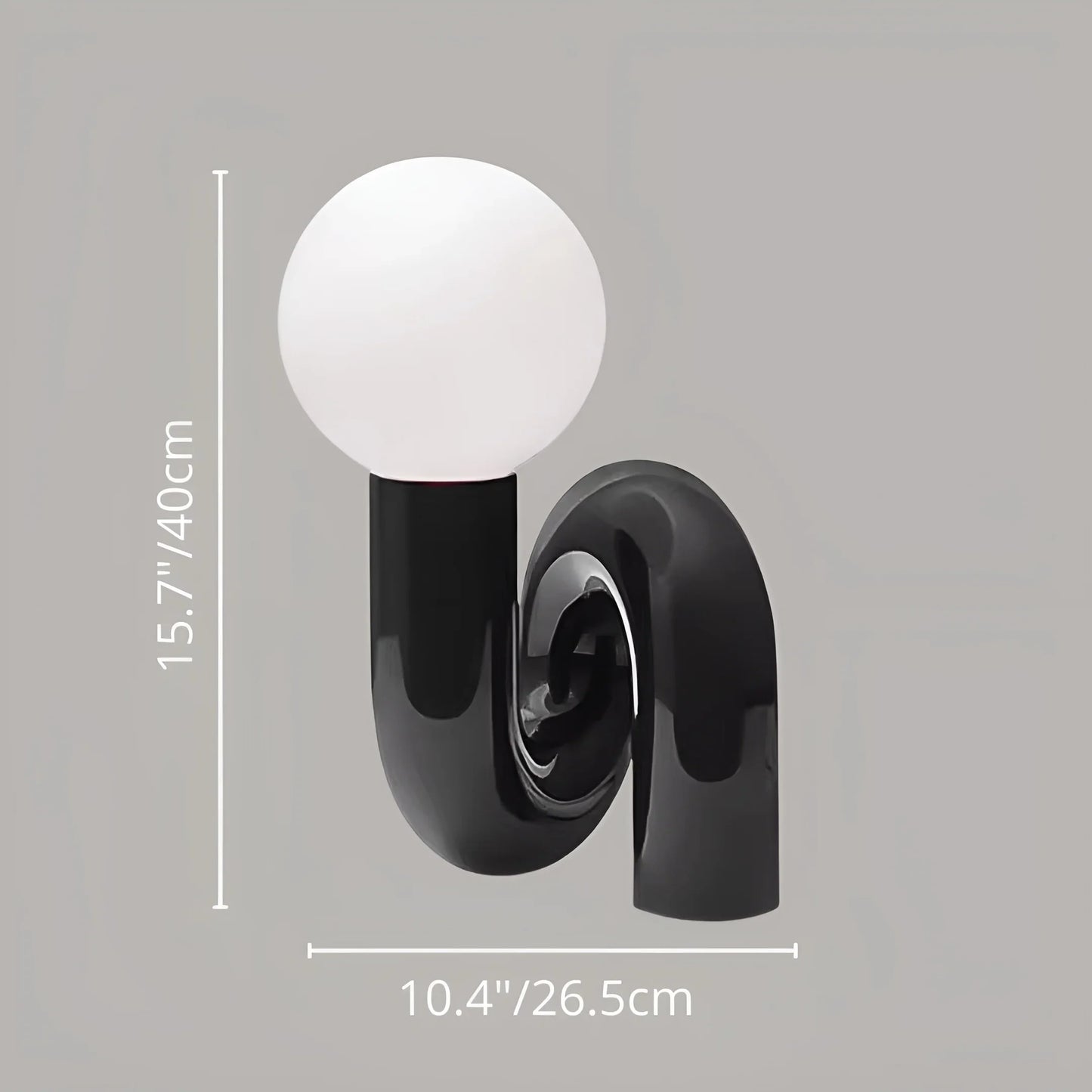 Precipitando Sculptural Resin Table Lamp - Lamps | Lucera Lighting