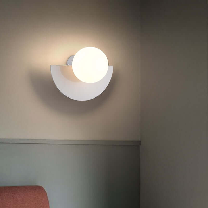 Crescent Metal Wall Lamp - LED Mood Light