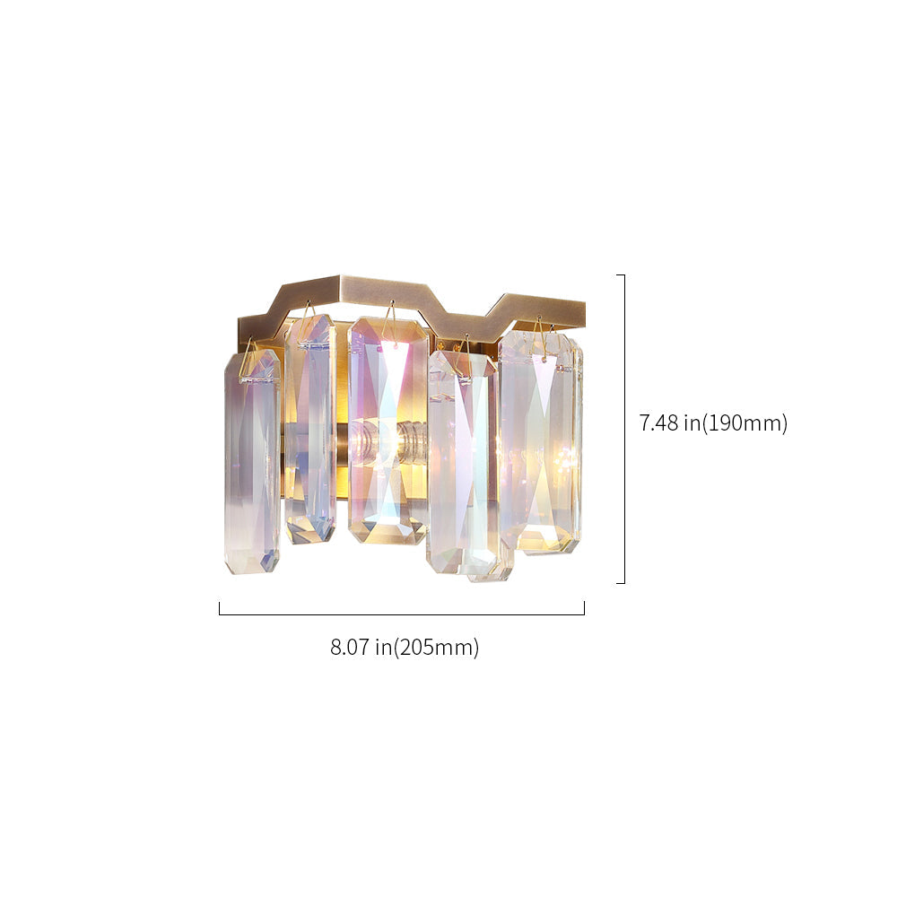 Dono Vibrant Prism Wall Sconce for Modern Interiors - Wall Lights & Sconces | Lucera Lighting
