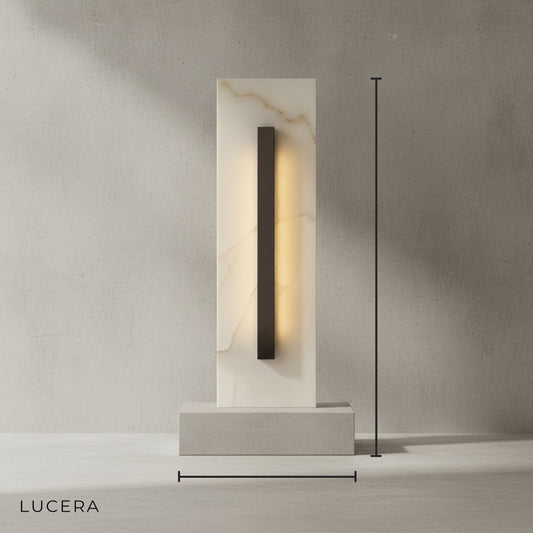 Portico Neo Chinese Marble Wall Lamp - Wall Lights & Sconces | Lucera Lighting