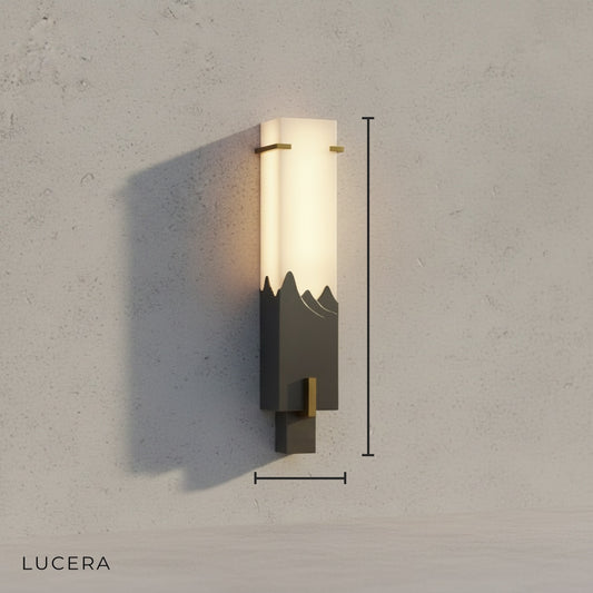 Axonal Antique Marble Wall Lamp - Wall Lights & Sconces | Lucera Lighting