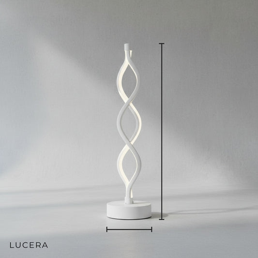 Tristezza Minimalistic Spiral LED Table Sconce - Pendant Lights | Lucera Lighting