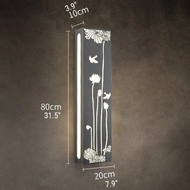 Pietra Modern Brass Wall Lamp New Chinese Style - Wall Lights & Sconces | Lucera Lighting