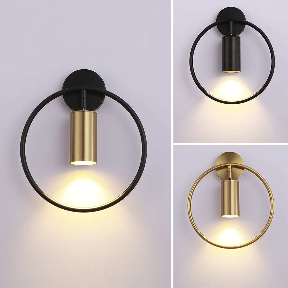 OpulentGlow Wall Lamp - Gold LED Accent Sconce
