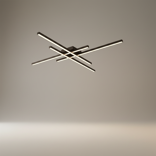 studio shot of Upland ceiling light front view with frosted acrylic diffuser on clean white background