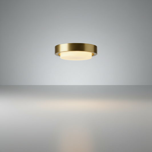 William Ceiling Light front view on clean white studio background