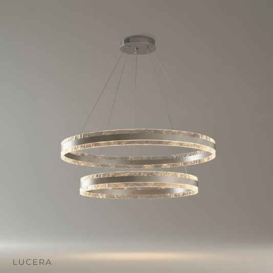 Bacchus Round Chandelier studio shot front view on clean white background showing full fixture