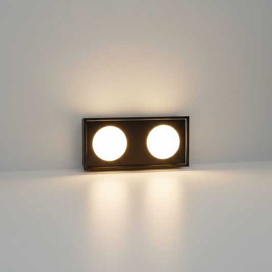 Drake Outdoor Black Waterproof LED Stainless Steel Wall Lamp - Exterior wall | Lucera Lighting