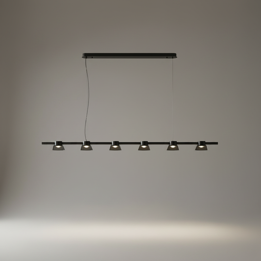 Gunnar Nordic Linear LED Chandelier - Pendant Lights | Lucera Lighting