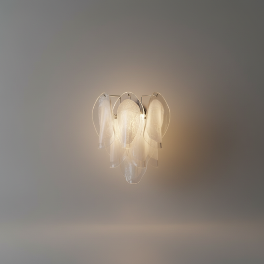 Carme Murano Glass Wall Sconce for Living Room - Wall Lights & Sconces | Lucera Lighting