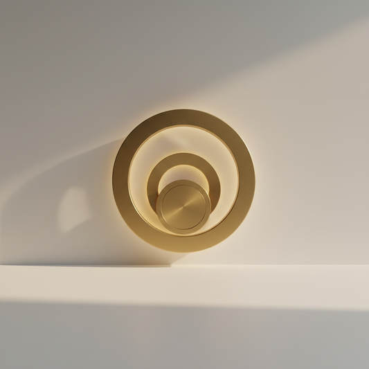 Distal Sunburst Wall Sconce - Acrylic & Iron - Wall Lights & Sconces | Lucera Lighting