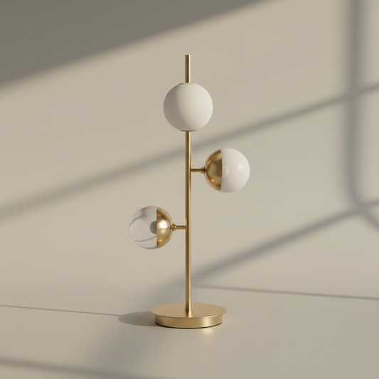 Pace Golden Metal LED Desk and Floor Lampshade - Lamps | Lucera Lighting