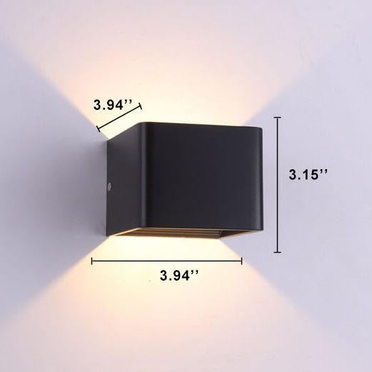 LuminSquare Square Mini Wall Lamp - Aluminium