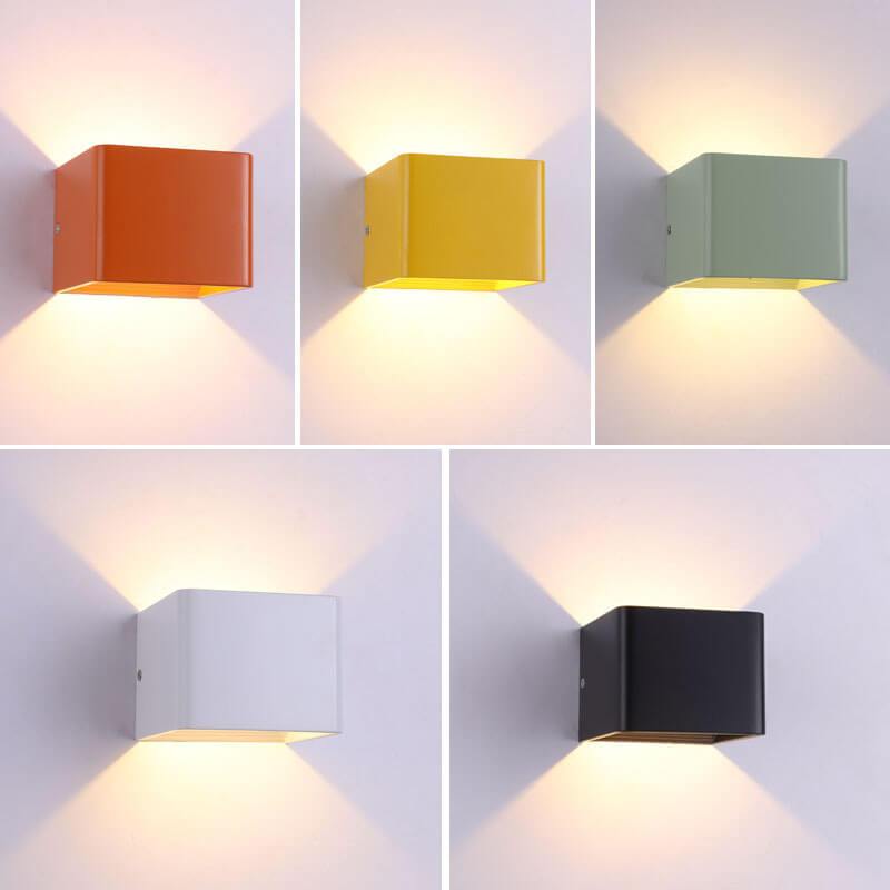 LuminSquare Square Mini Wall Lamp - Aluminium