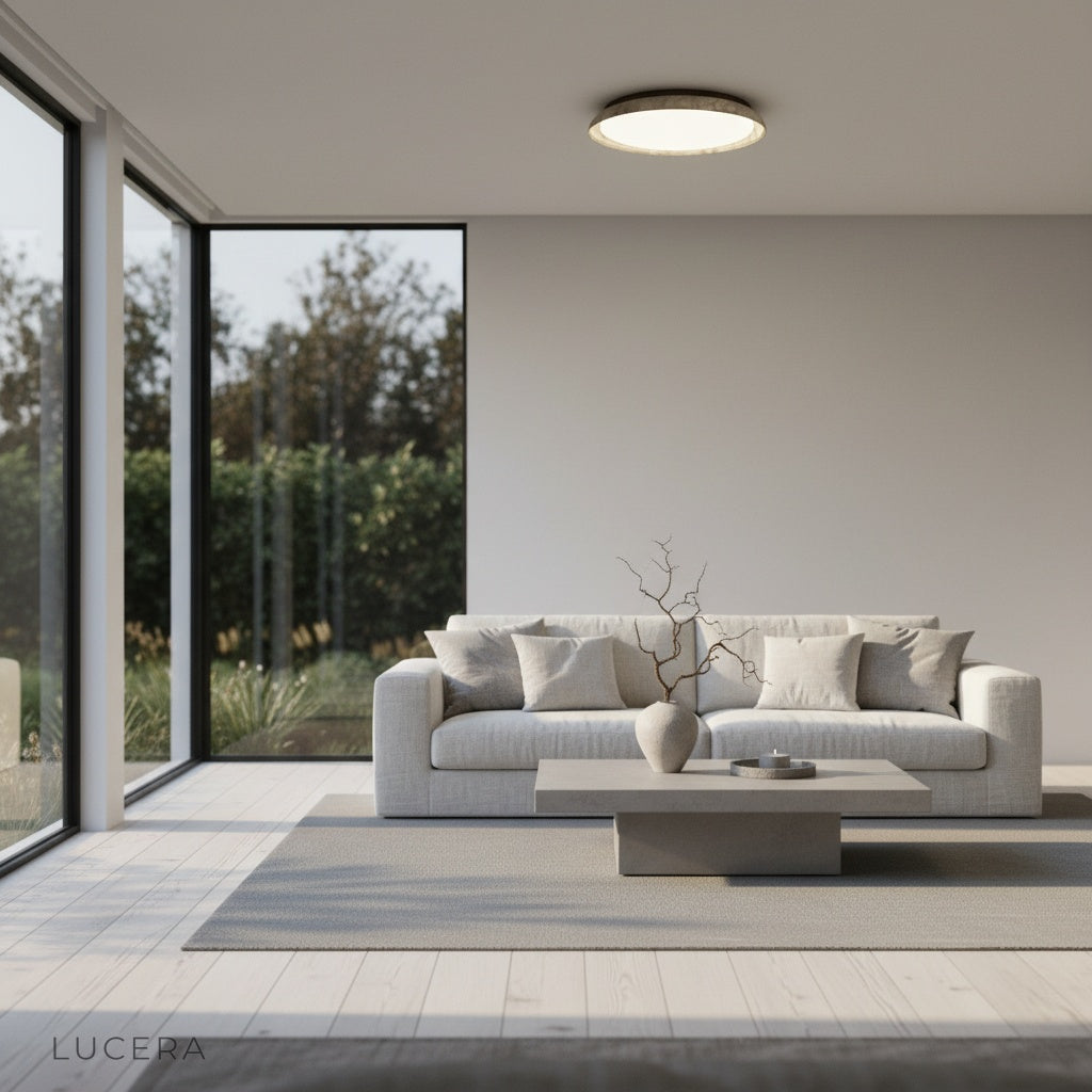 Eau de Vie ceiling light in contemporary dining room with soft evening ambiance