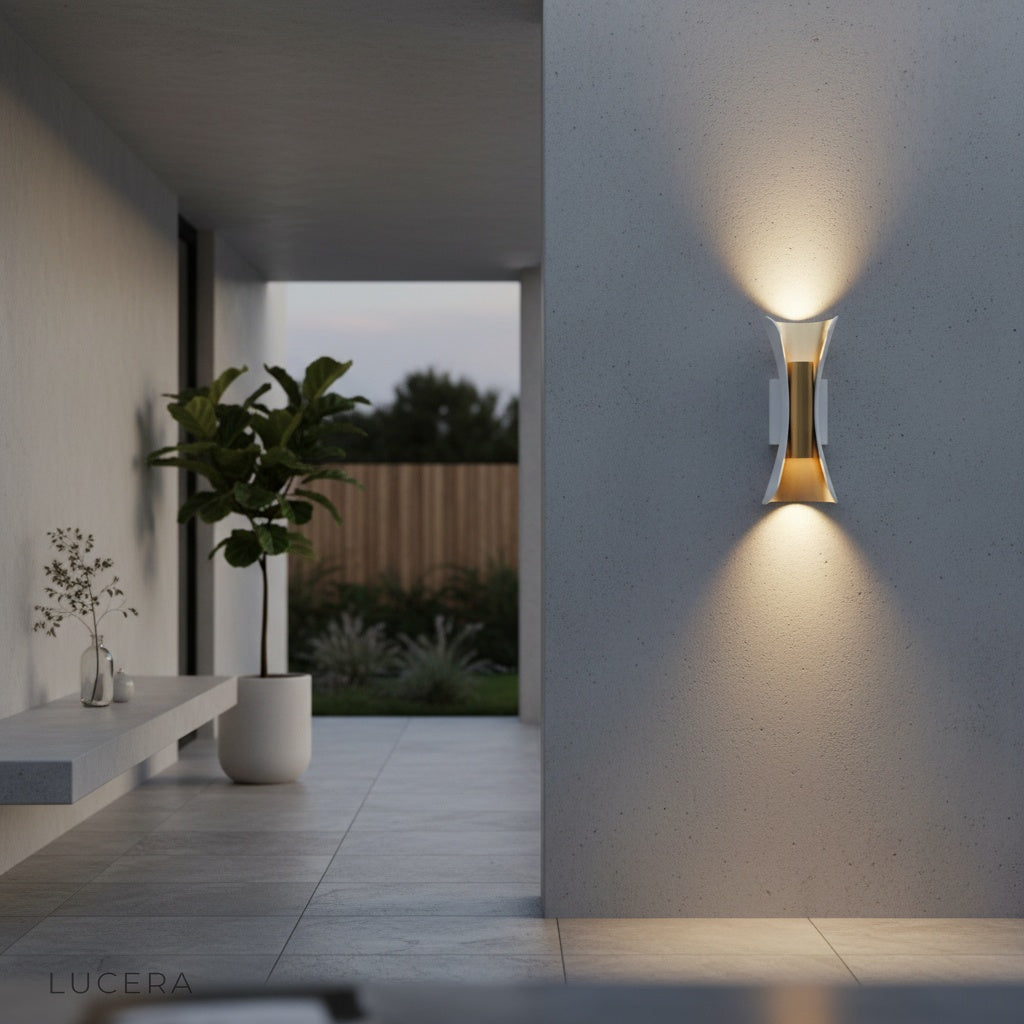 close-up of the frosted acrylic diffuser showing soft non-glaring light