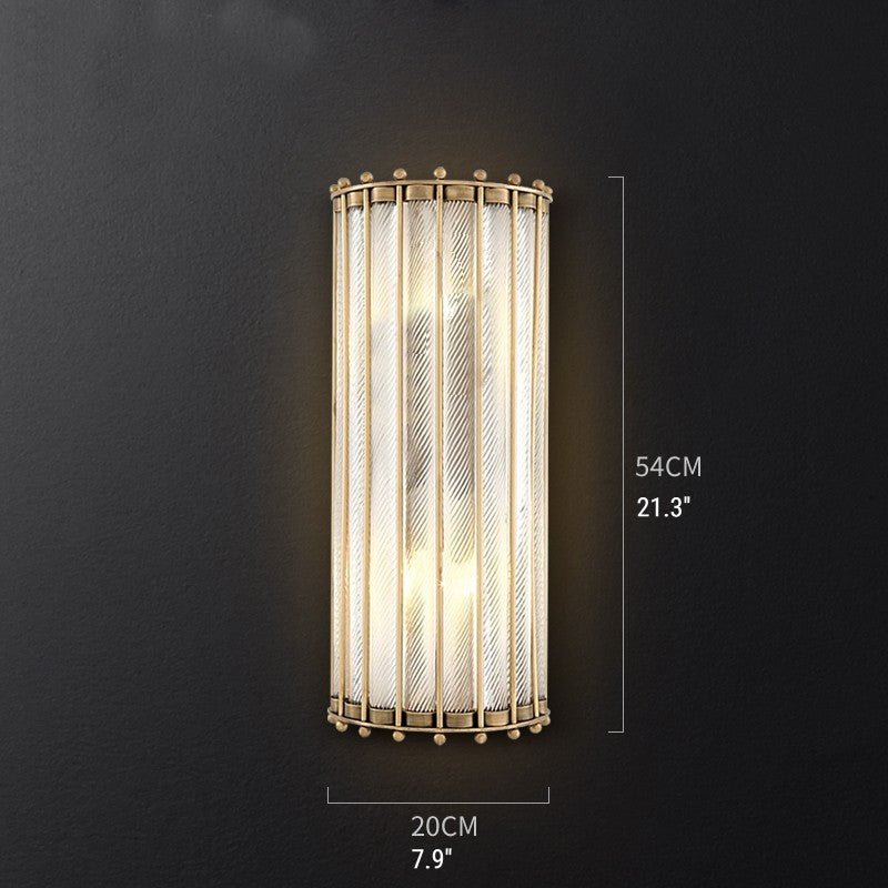 Vault Luxury Glass Wall Lamp in Splendour Style - Wall Lights & Sconces | Lucera Lighting