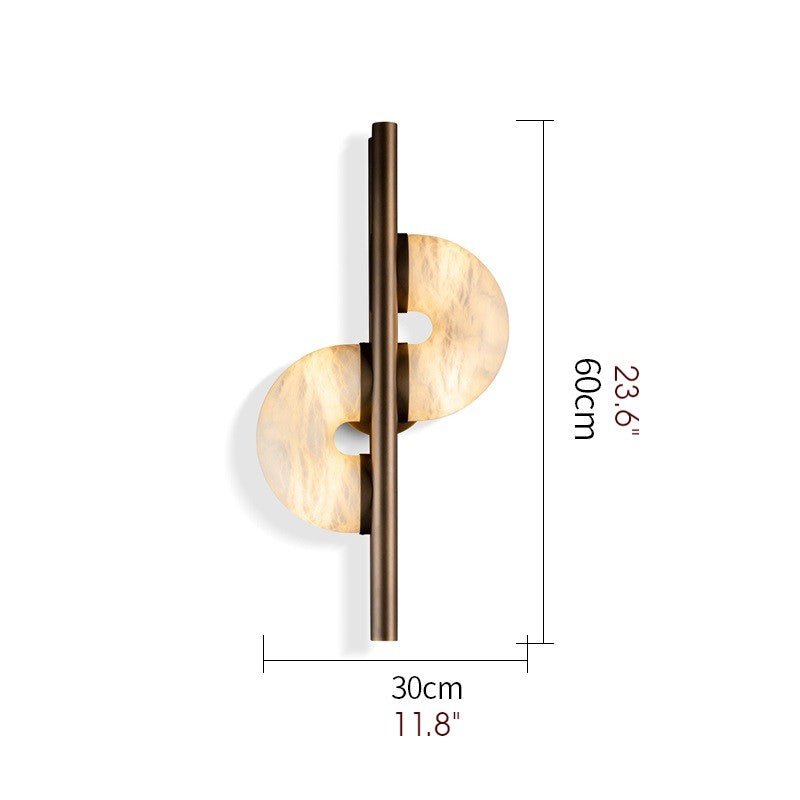 Lieder Modern Marble Wall Lamp for Bedroom - Wall Lights & Sconces | Lucera Lighting