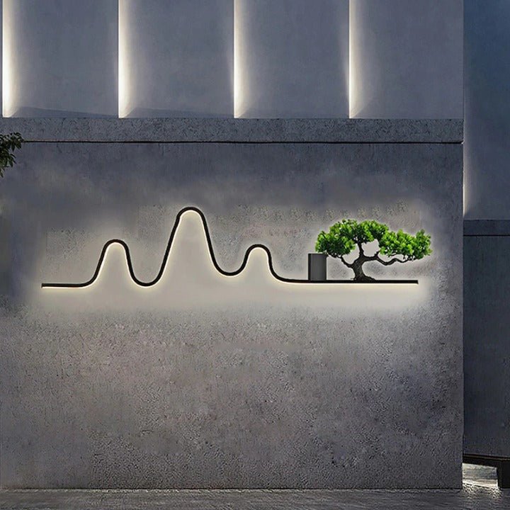 Lilou LED Landscape Wall Lamp for Garden - Exterior wall | Lucera Lighting