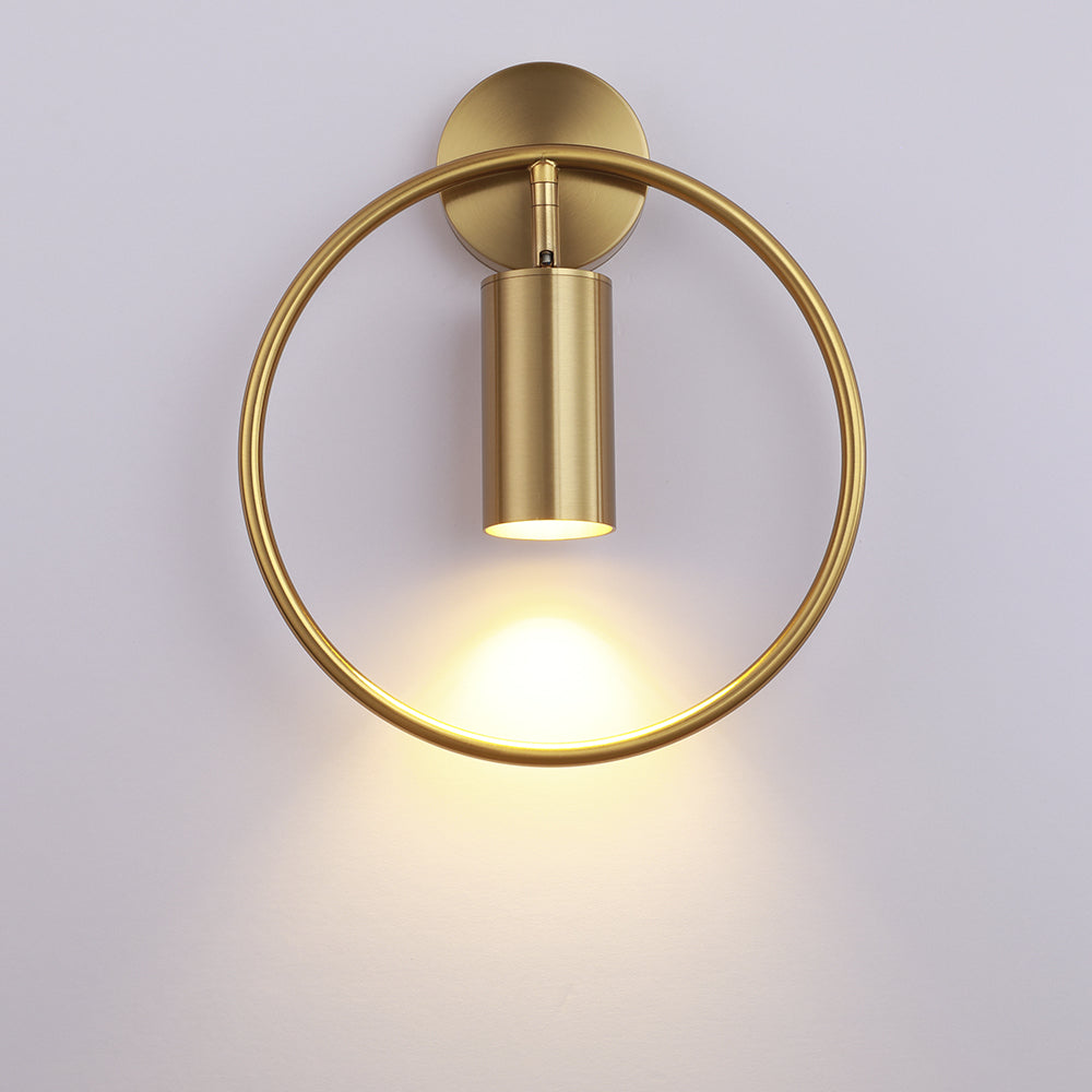 OpulentGlow Wall Lamp - Gold LED Accent Sconce