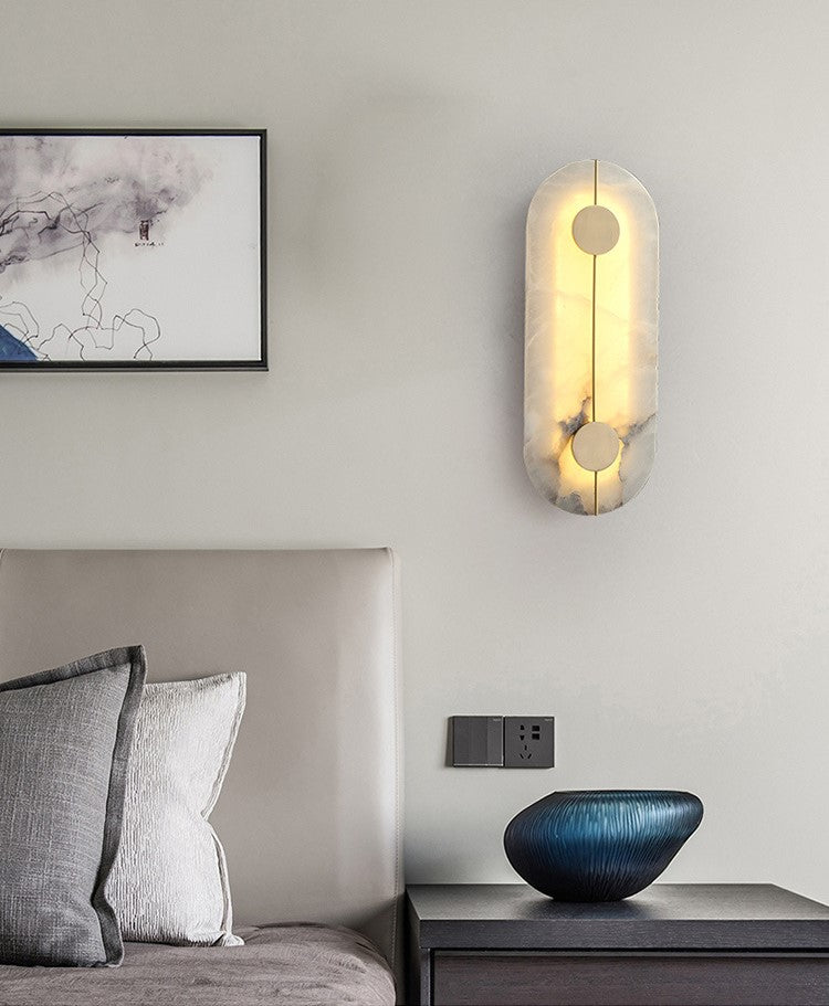 Legato Luxury Marble Wall Lamp - Wall Lights & Sconces | Lucera Lighting