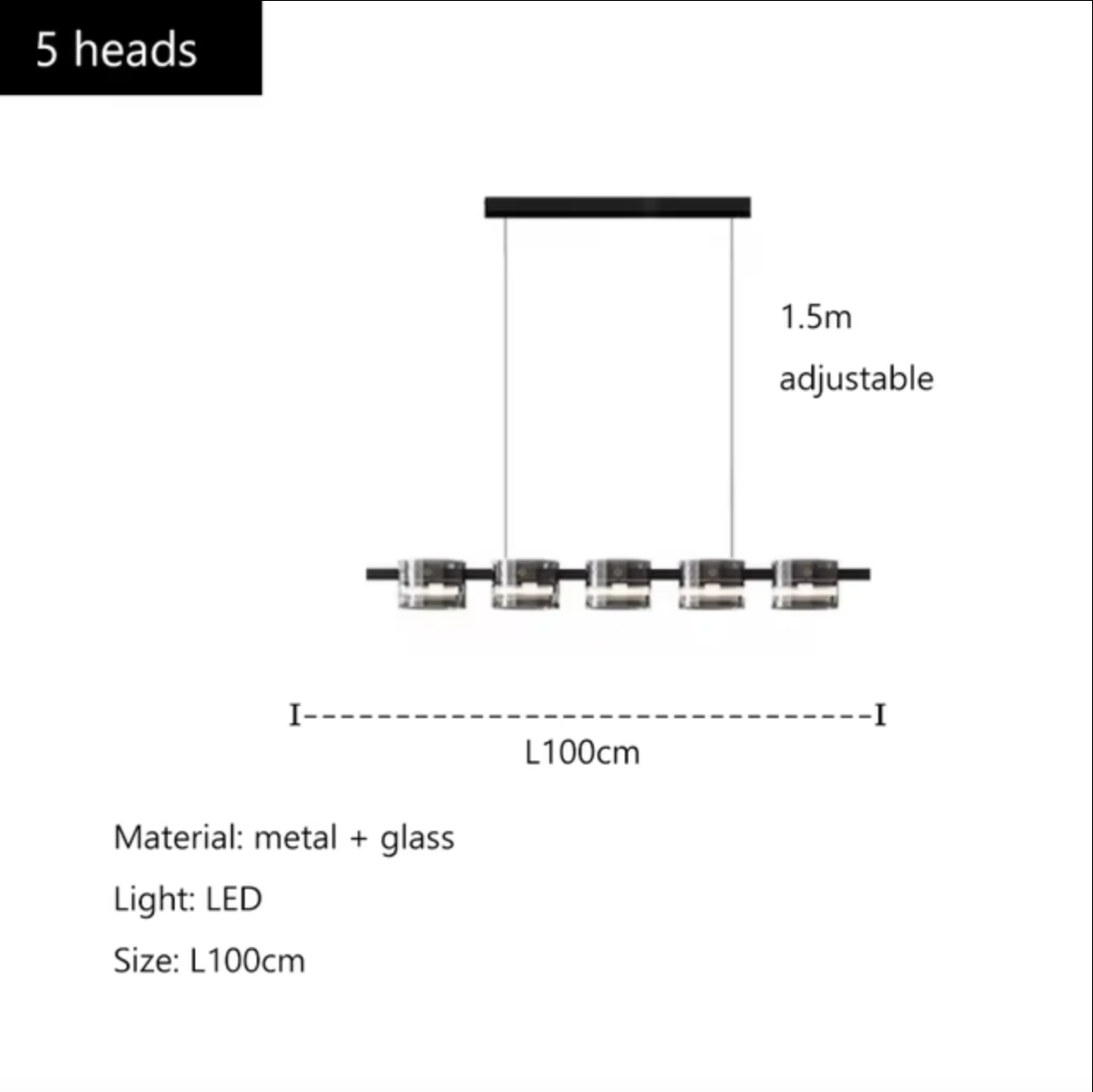 Gamboge Glass Cubes Chandelier - Pendant Lights | Lucera Lighting