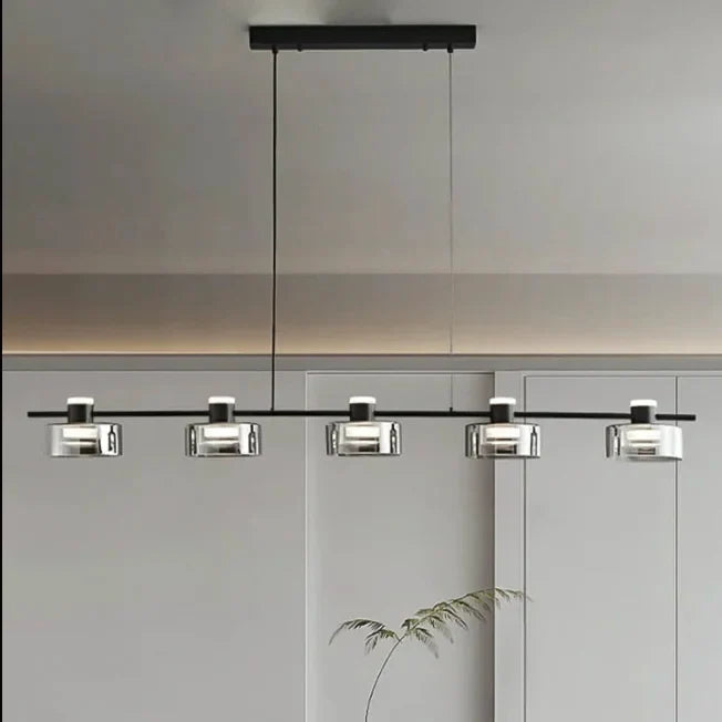 Gamboge Glass Cubes Chandelier - Pendant Lights | Lucera Lighting