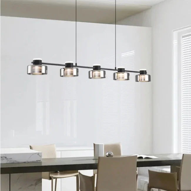 Gamboge Glass Cubes Chandelier - Pendant Lights | Lucera Lighting