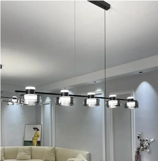 Gamboge Glass Cubes Chandelier - Pendant Lights | Lucera Lighting