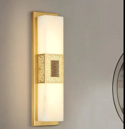 Choral Marble Wall Lamp for Bedroom & Living Room - Wall Lights & Sconces | Lucera Lighting
