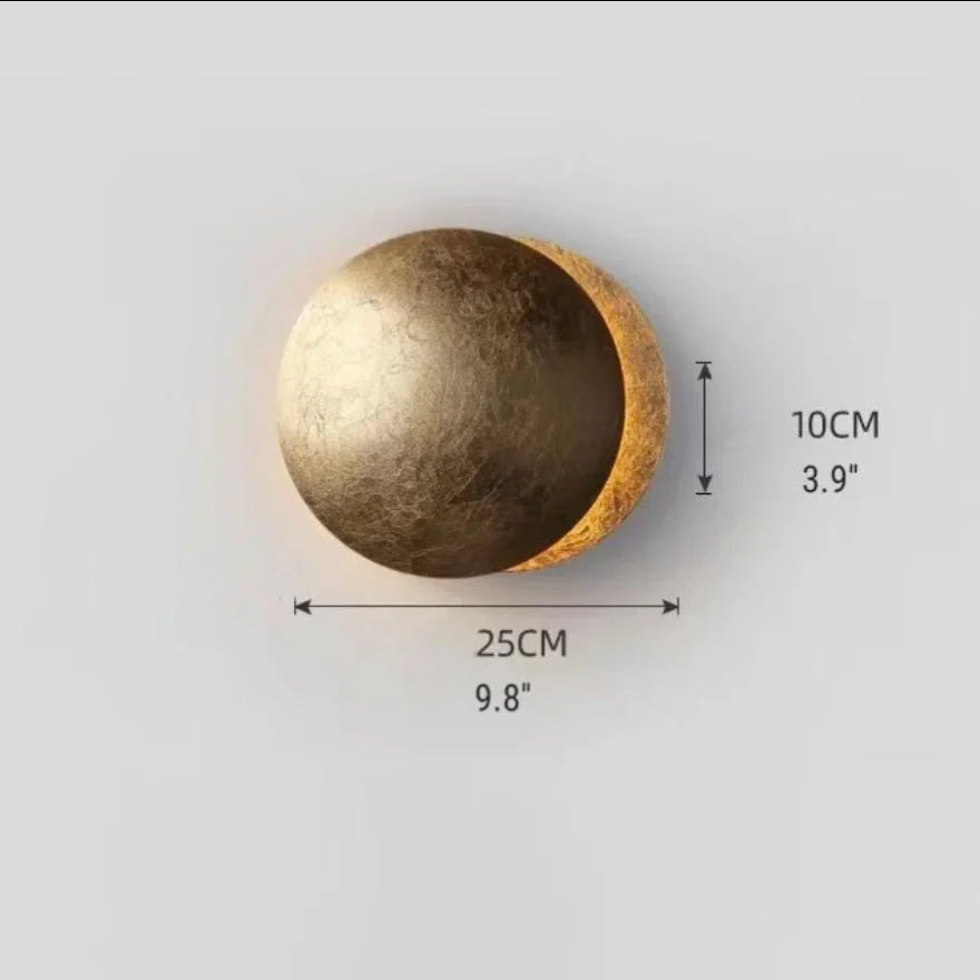 Lateral Solar Eclipse Wall Lamp for Living Room - Wall Lights & Sconces | Lucera Lighting