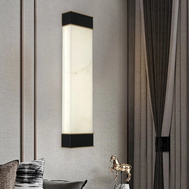 Marco Rectangular Marble Wall Lamp - Wall Lights & Sconces | Lucera Lighting